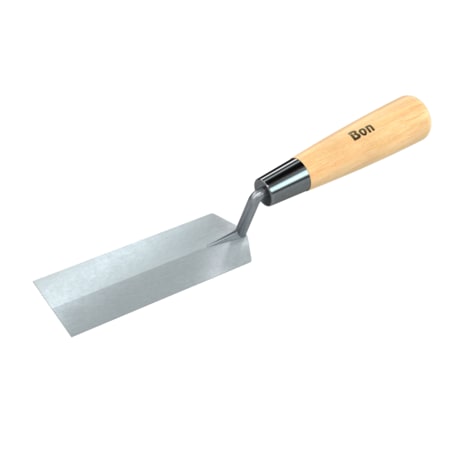 Bon Tool Margin Trowel, Stainless Steel 5" X 1 1/2" Wood Handle 70-152
